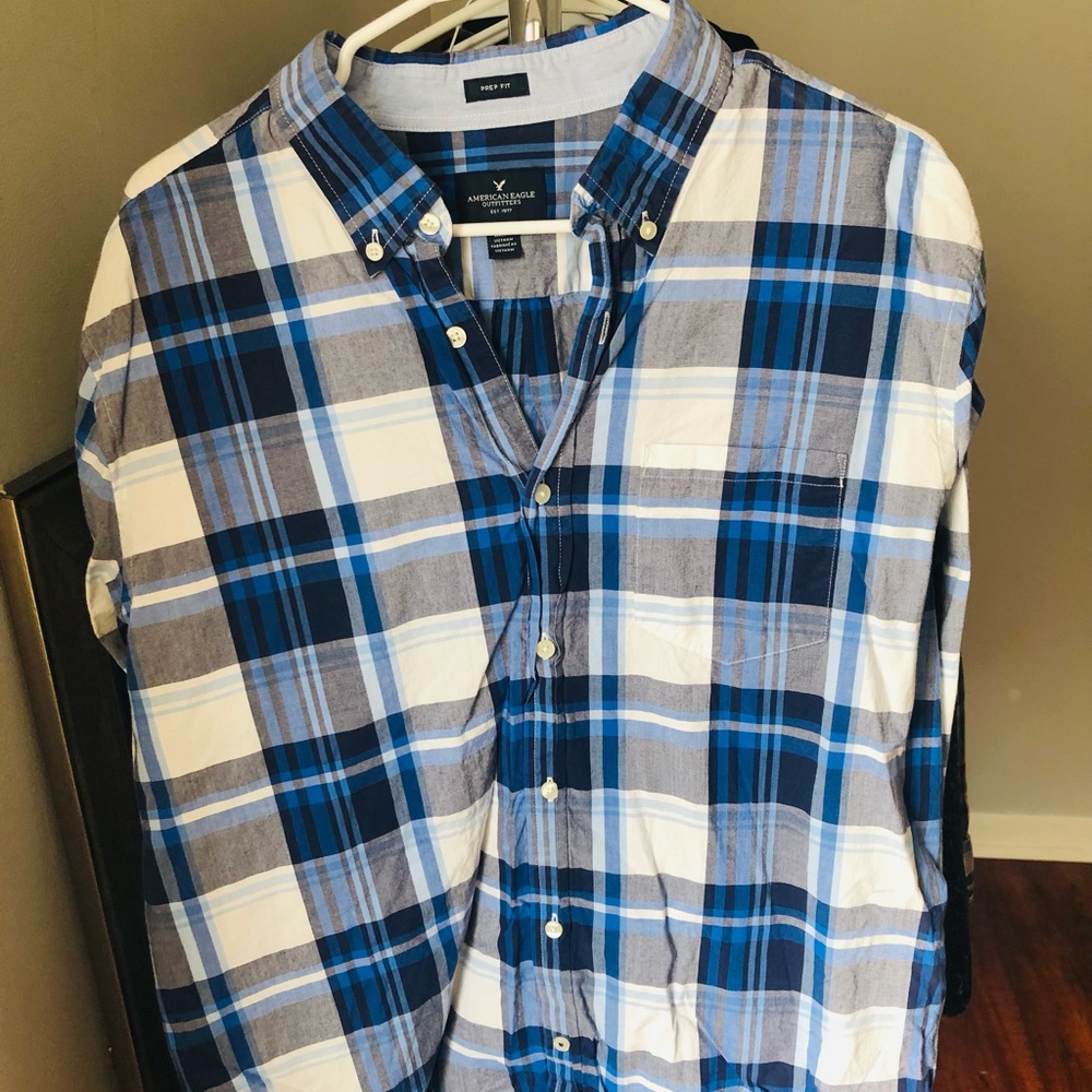 Flannel button down